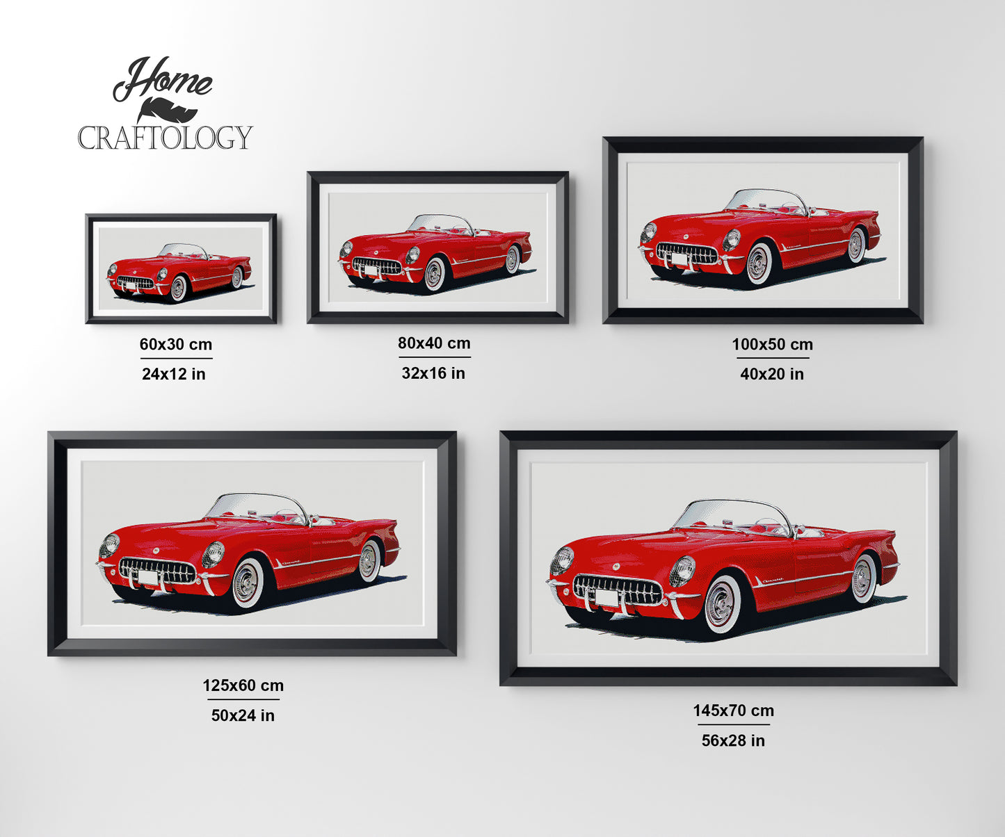 Red Sports Car - Premium Diamond Painting Kit