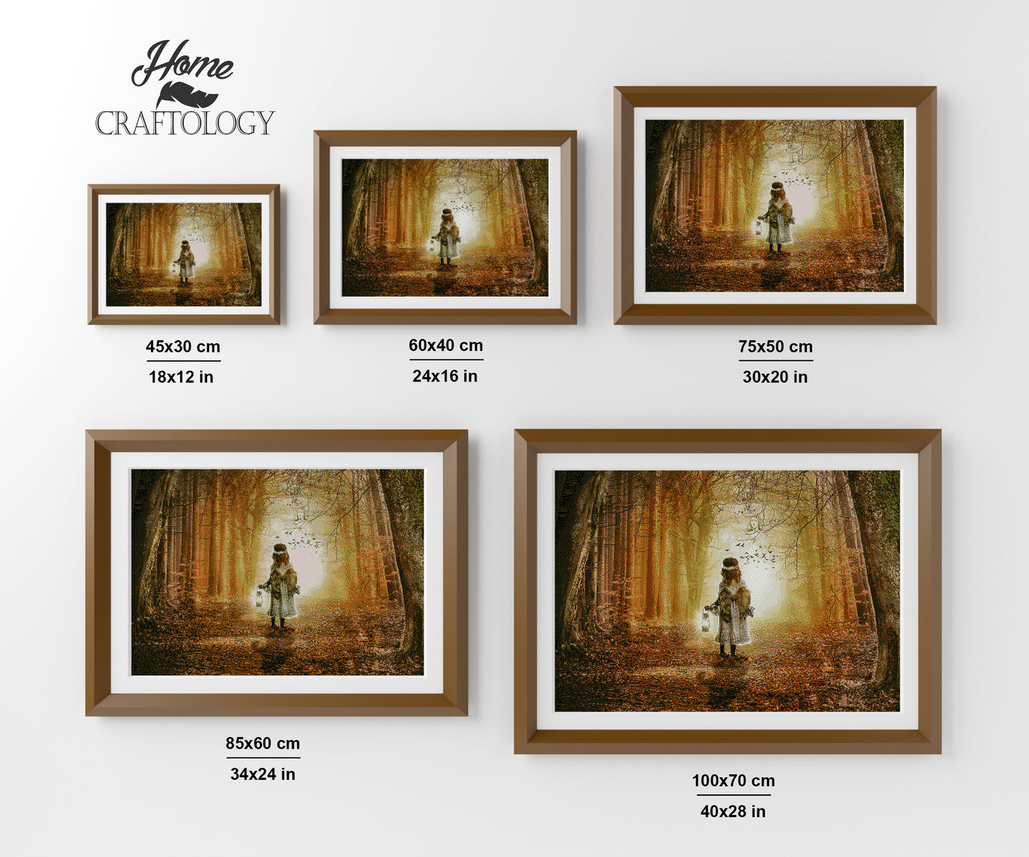 Angel in the Woods - Premium Diamond Painting Kit