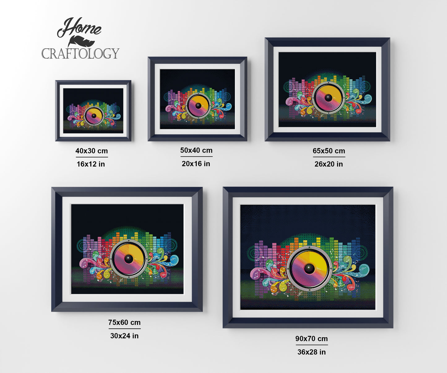 Colorful Sounds - Premium Diamond Painting Kit