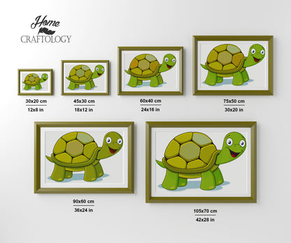 Happy Turtle - Premium Diamond Painting Kit