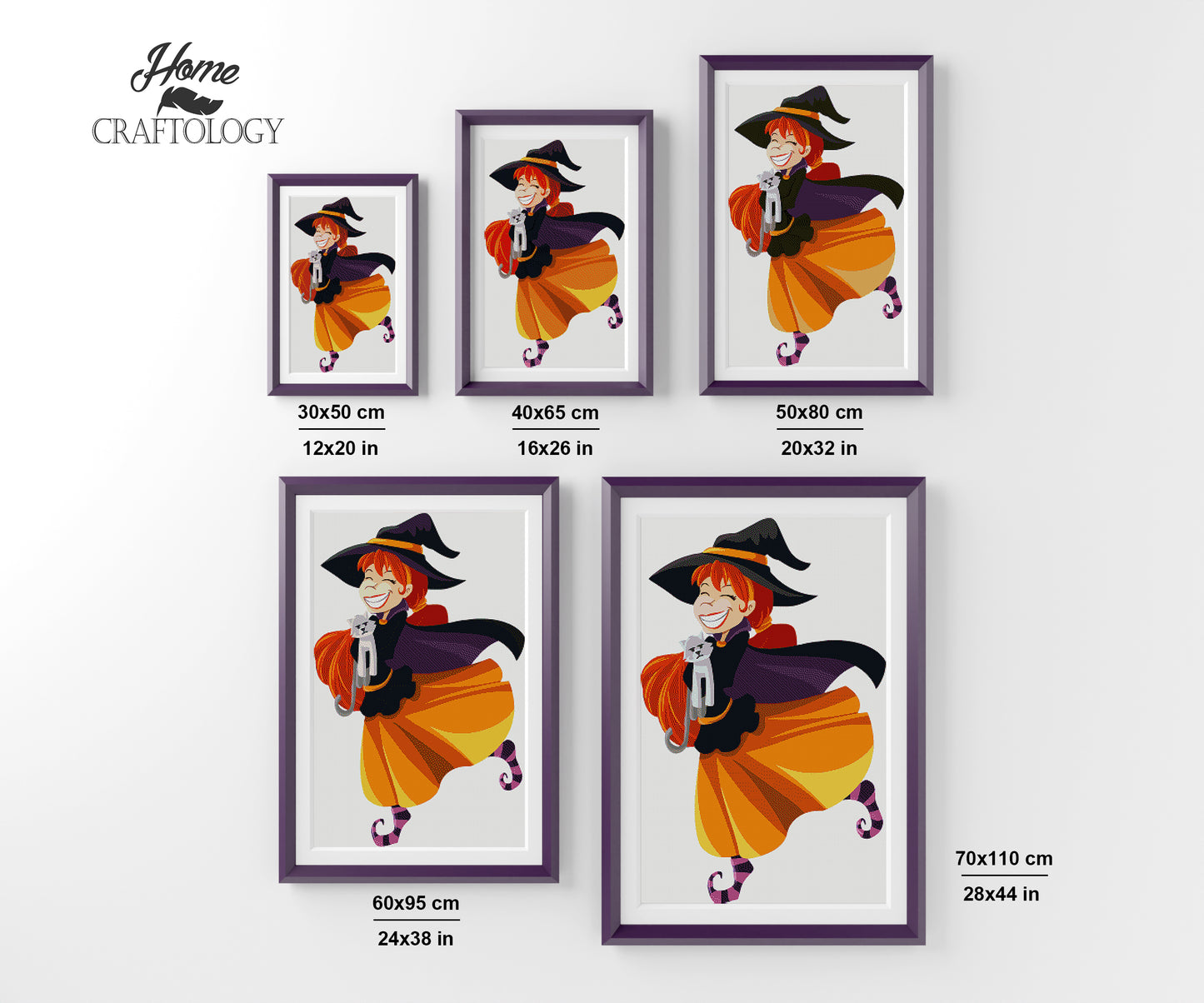 Happy Witch - Premium Diamond Painting Kit