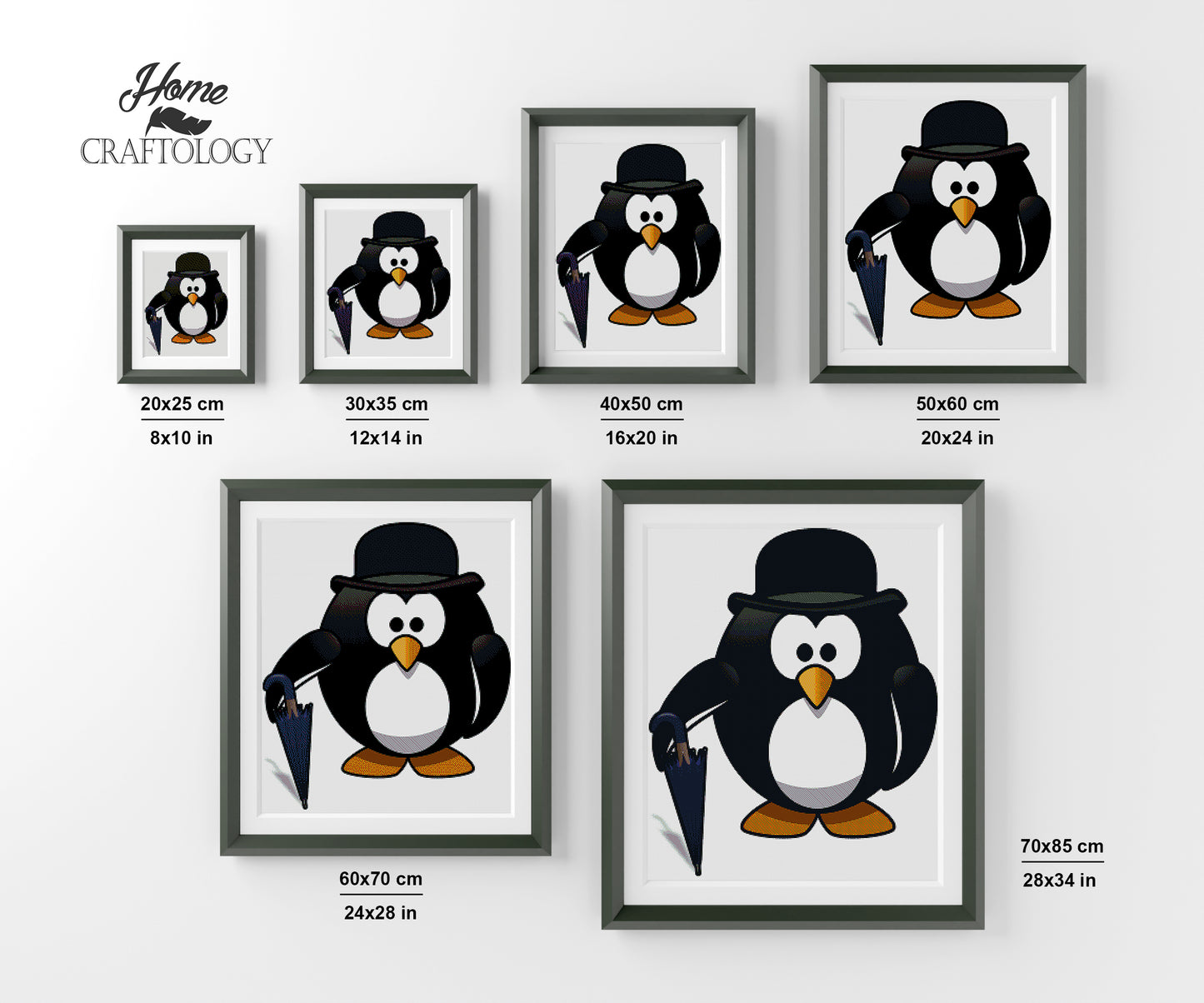 Mr. Penguin - Premium Diamond Painting Kit