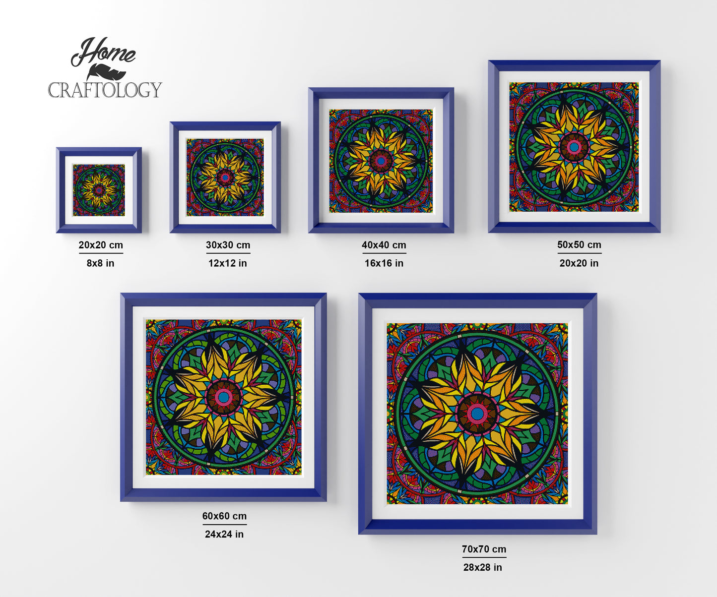 Bohemian Mandala - Premium Diamond Painting Kit