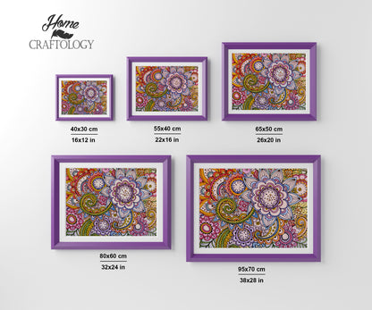 Paisley Mandala - Premium Diamond Painting Kit