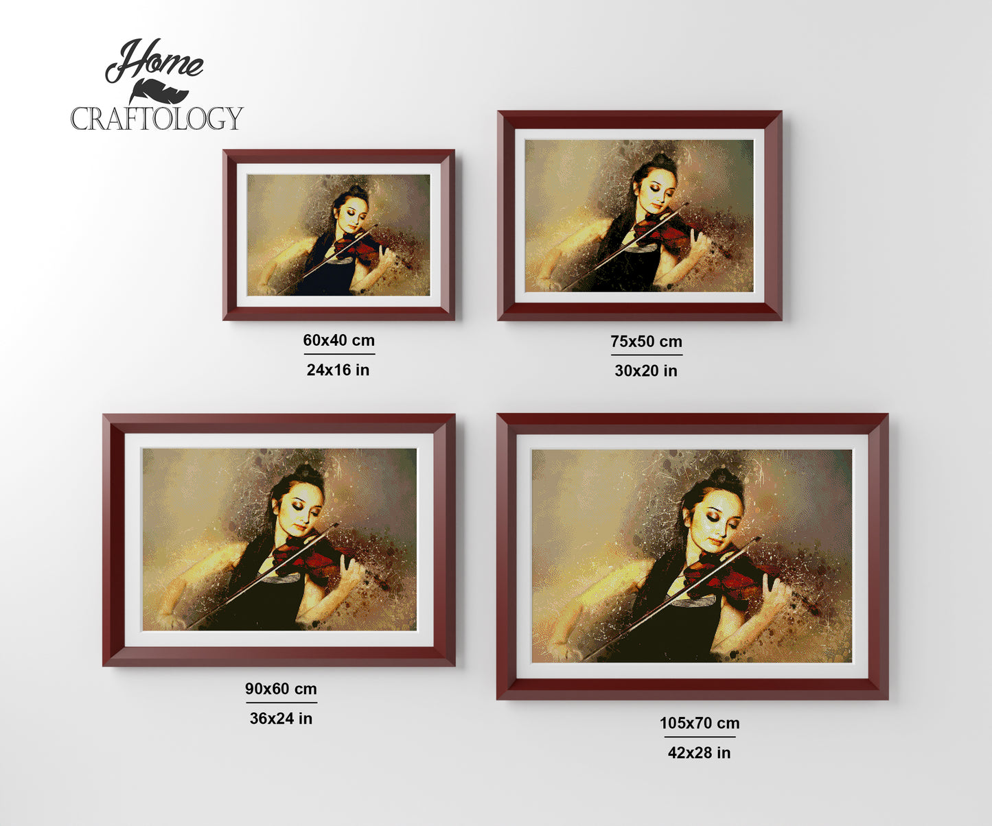 Solo Violinist - Premium Diamond Painting Kit