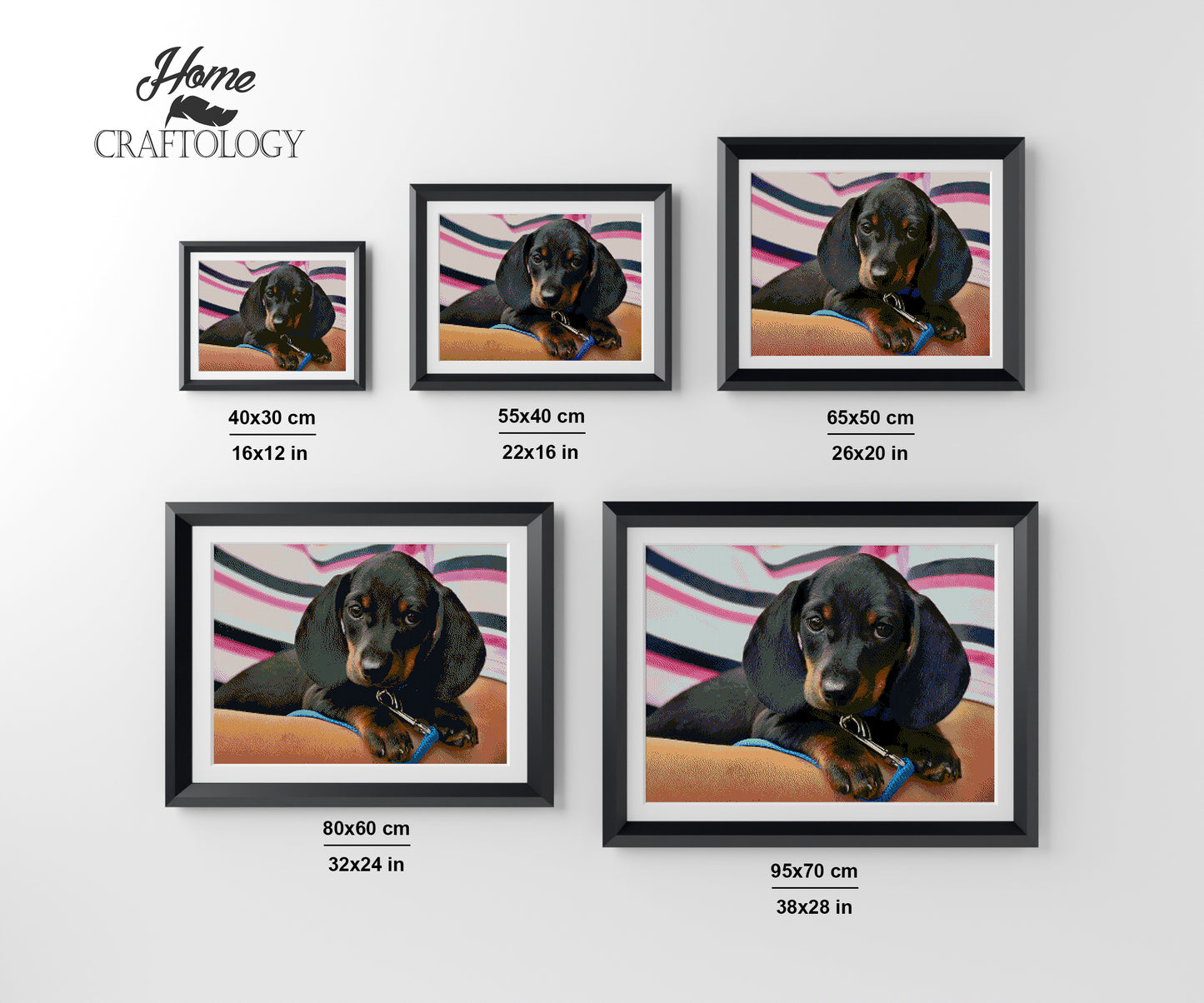 Little Dachshund - Premium Diamond Painting Kit