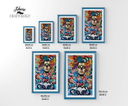 Beautiful Skull Painting - Premium Diamond Painting Kit