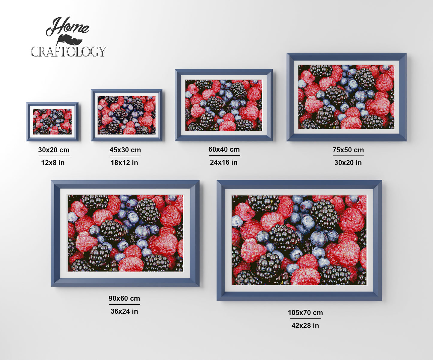 Berries - Premium Diamond Painting Kit