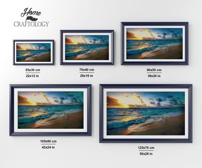 Beach and Sunset - Premium Diamond Painting Kit