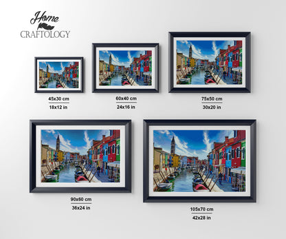 Burano Italy - Premium Diamond Painting Kit