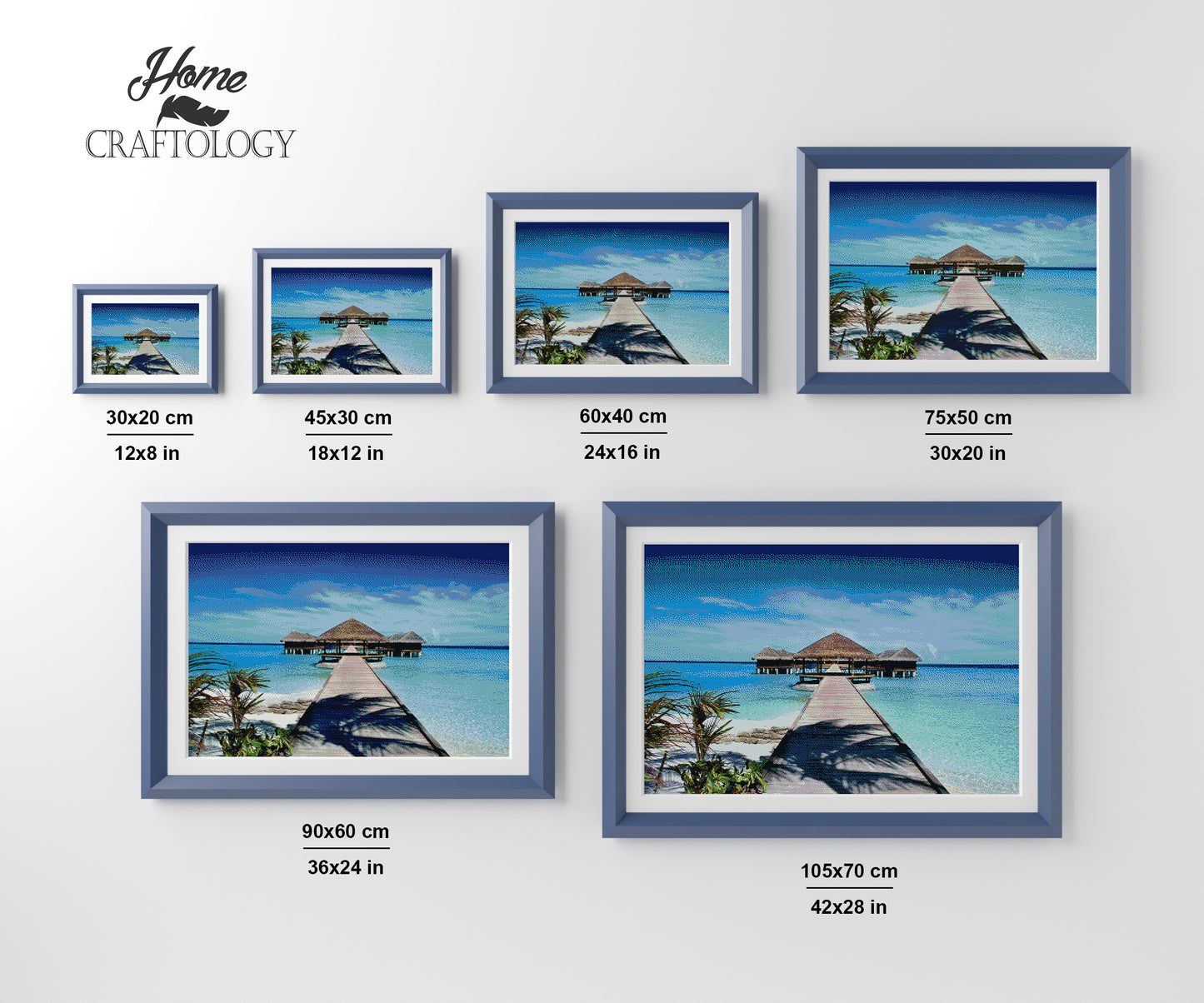 Maldives - Premium Diamond Painting Kit