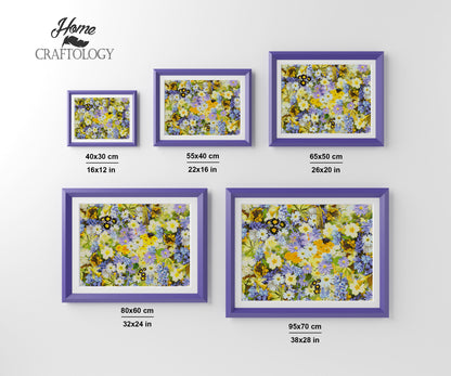 Spring Flower Collage - Premium Diamond Painting Kit