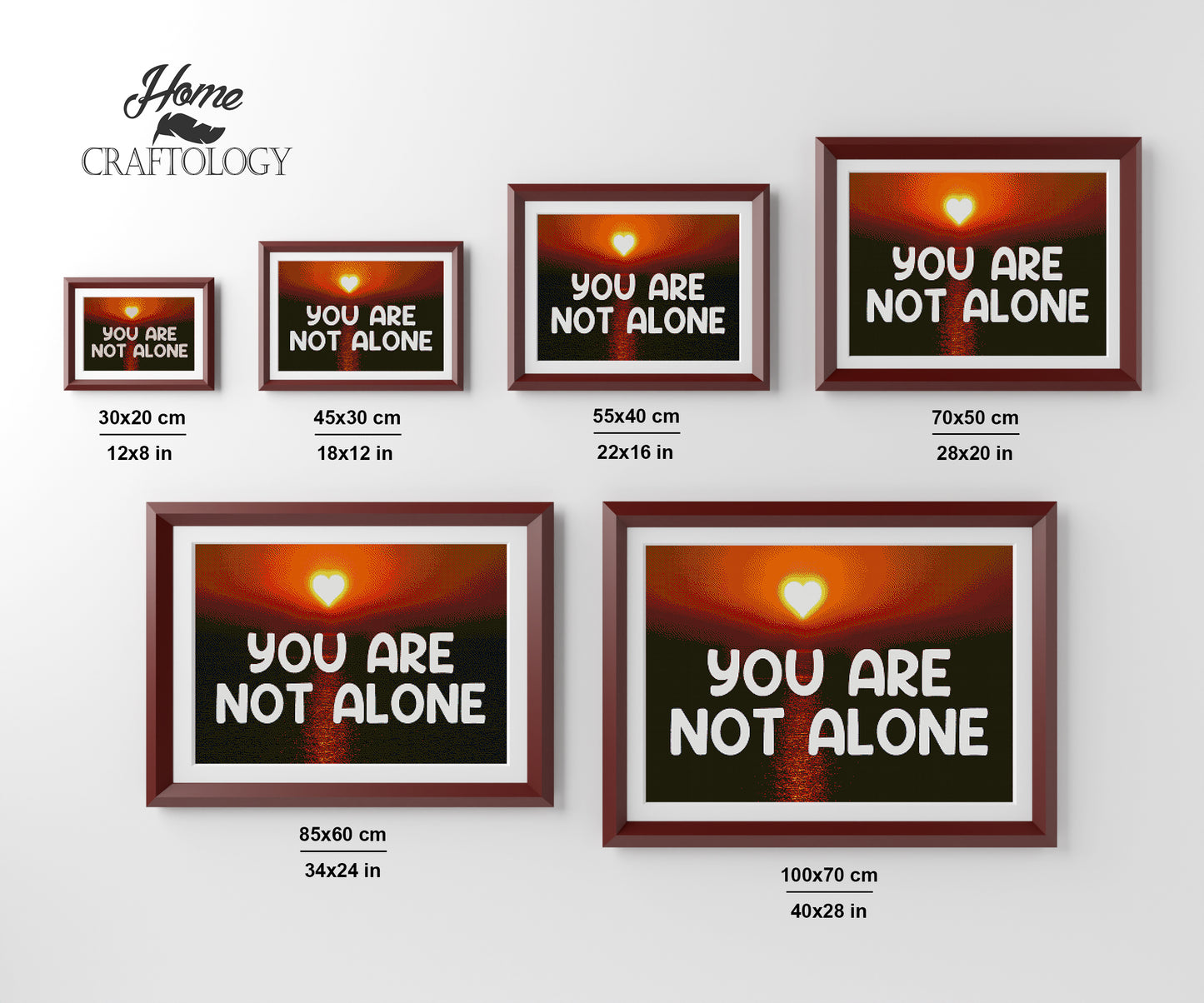 You are Not Alone - Premium Diamond Painting Kit