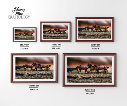 Horses Galloping - Premium Diamond Painting Kit