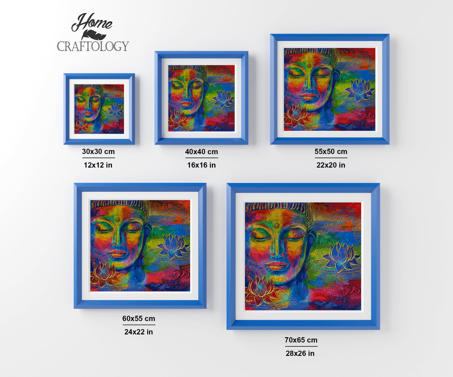 Colorful Buddha - Premium Diamond Painting Kit