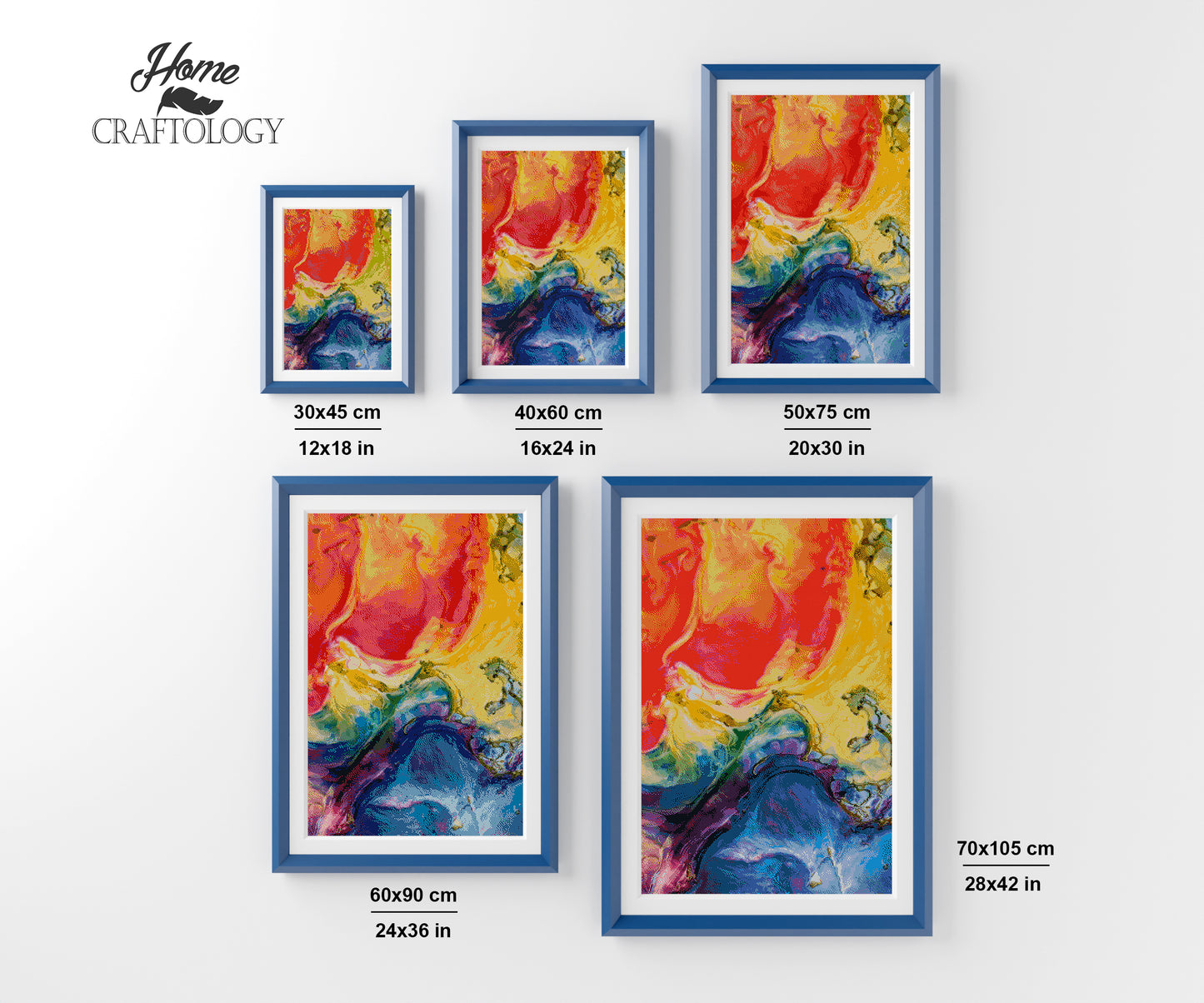 Dye Abstract - Premium Diamond Painting Kit