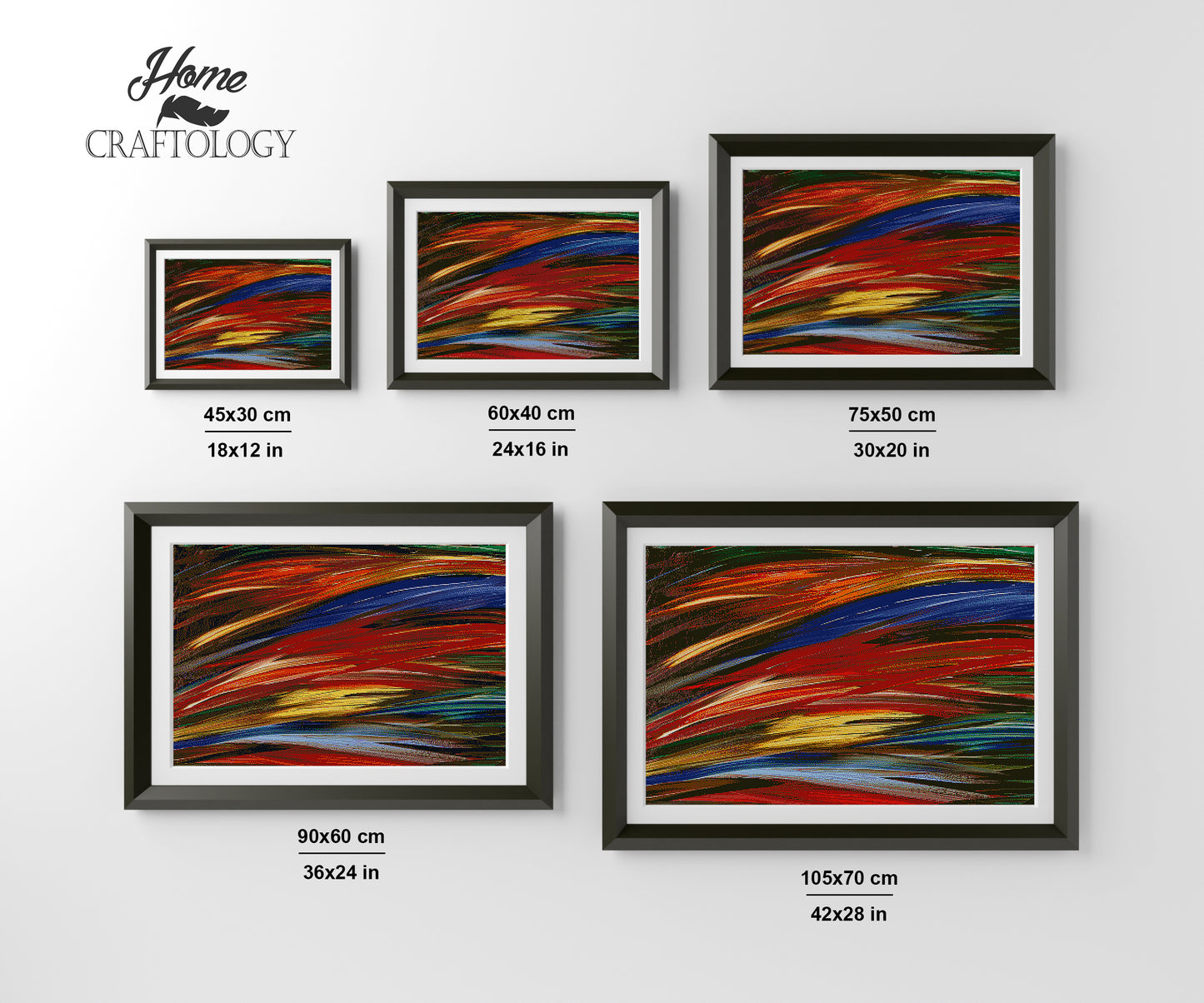 Paint Strokes - Premium Diamond Painting Kit