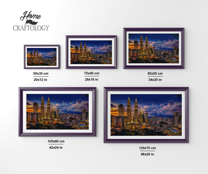 Malaysia Skyline - Premium Diamond Painting Kit