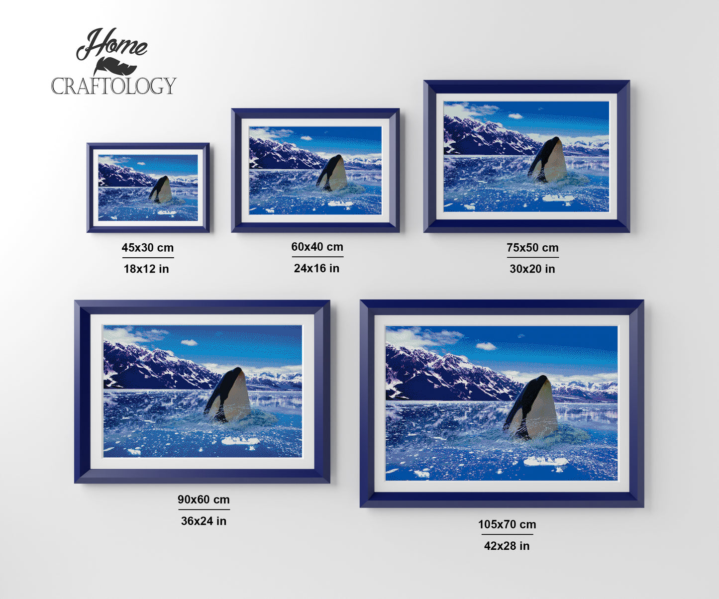 Killer Whale - Premium Diamond Painting Kit