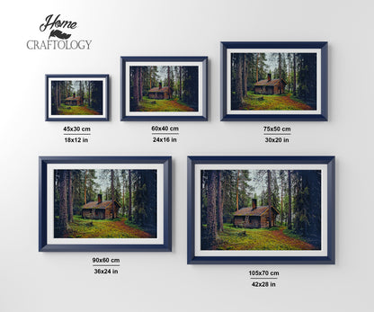 Cabin by the Woods - Premium Diamond Painting Kit