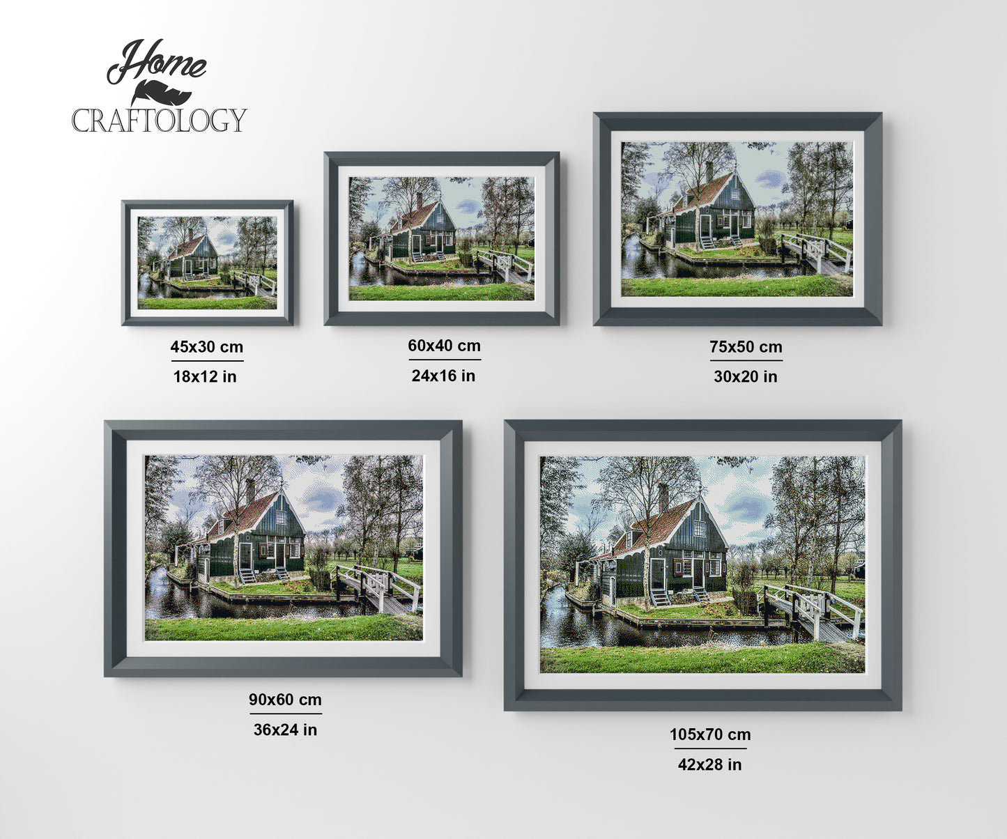 House in Netherlands - Premium Diamond Painting Kit