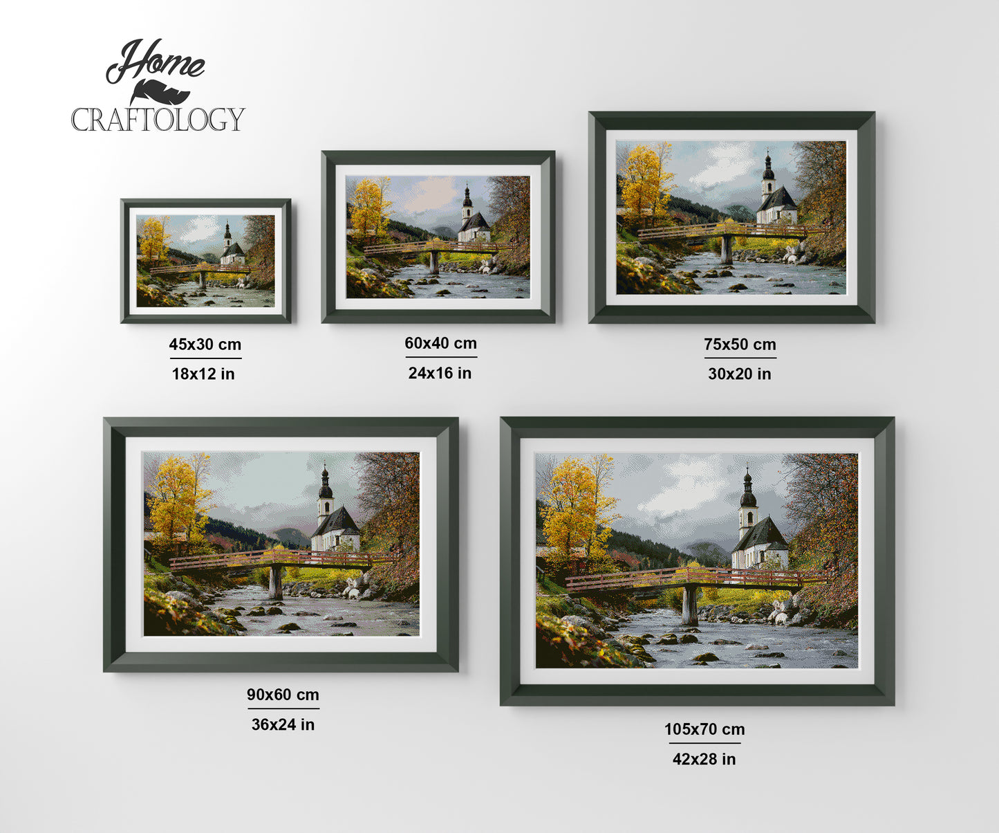 Ramsau, Germany - Premium Diamond Painting Kit