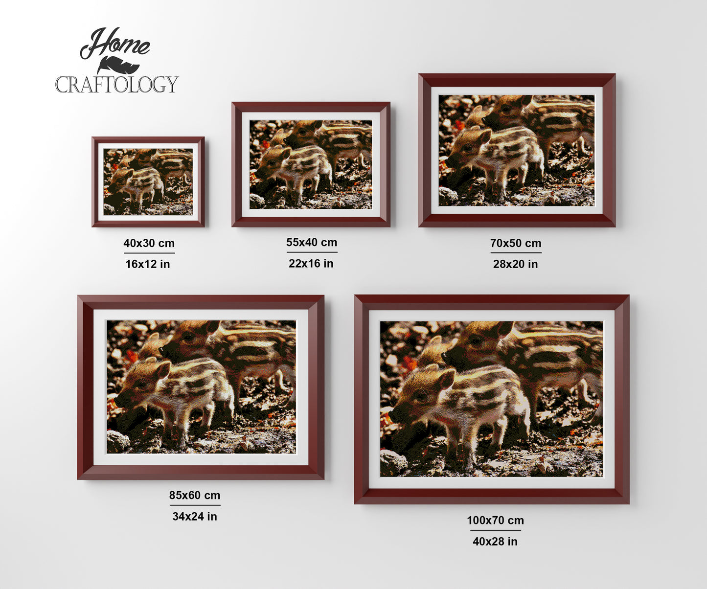 Wild Boar - Premium Diamond Painting Kit