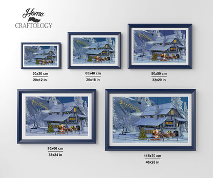 Christmas Postcard - Premium Diamond Painting Kit