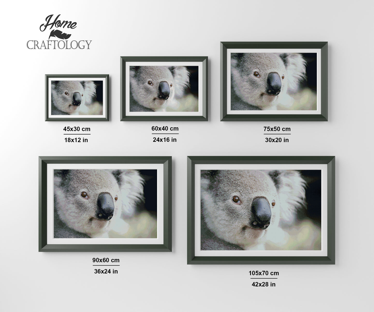 Koala Close-up - Premium Diamond Painting Kit