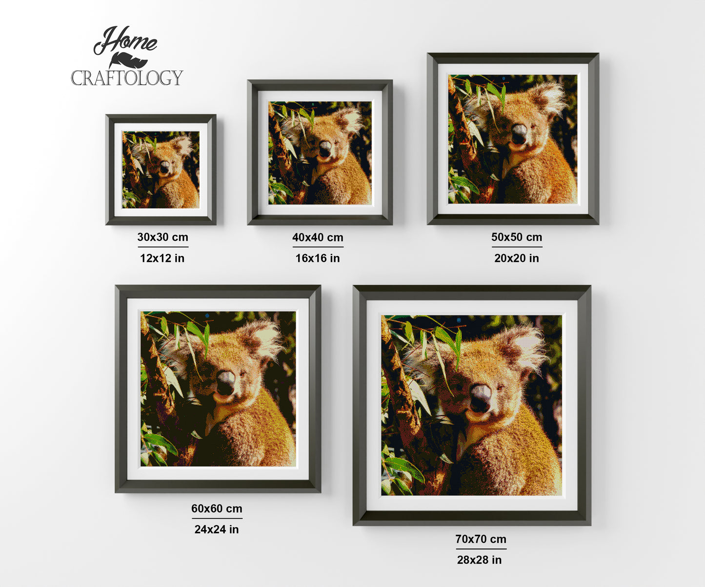 Sleepy Koala - Premium Diamond Painting Kit