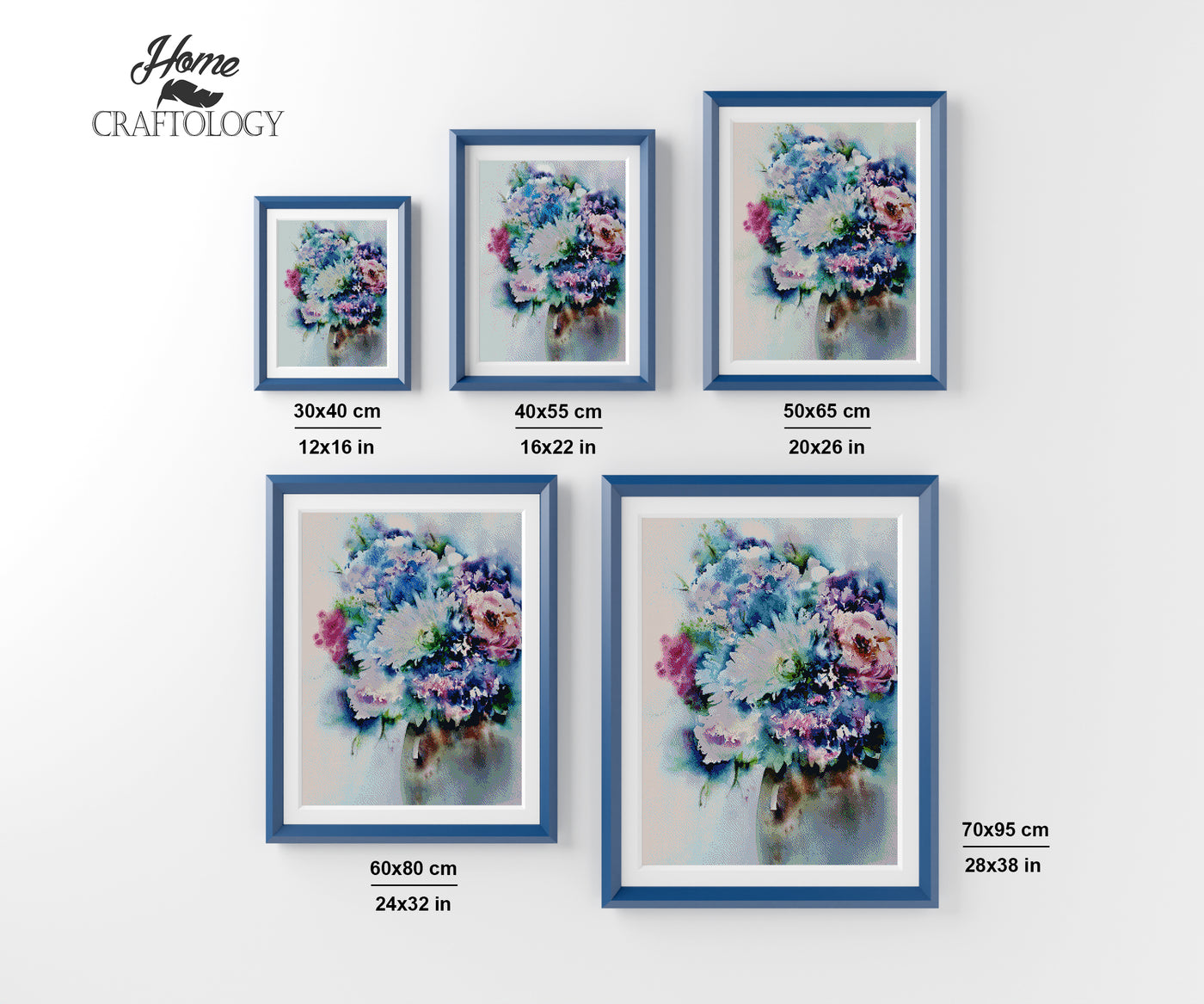 Flower Bouquet - Premium Diamond Painting Kit