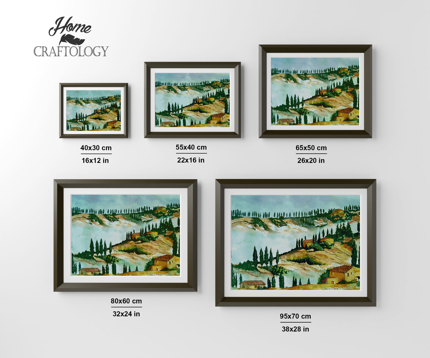 Tuscany Landscape - Premium Diamond Painting Kit