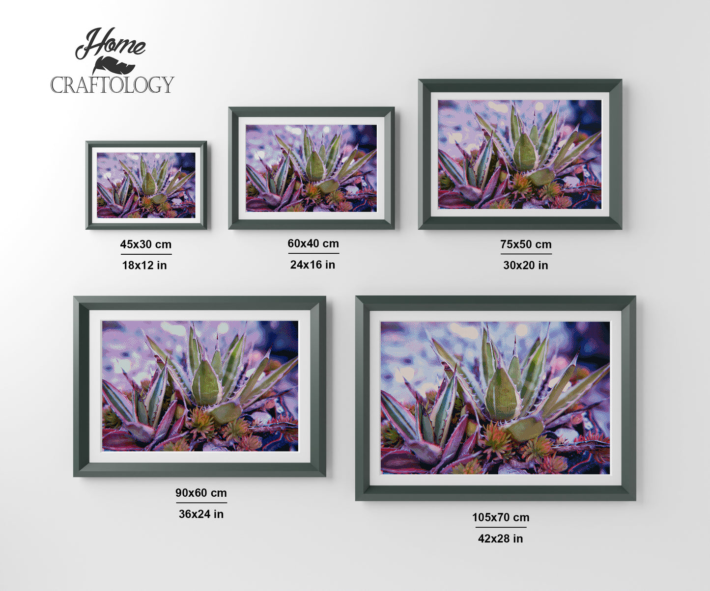 Cactus Plant - Premium Diamond Painting Kit