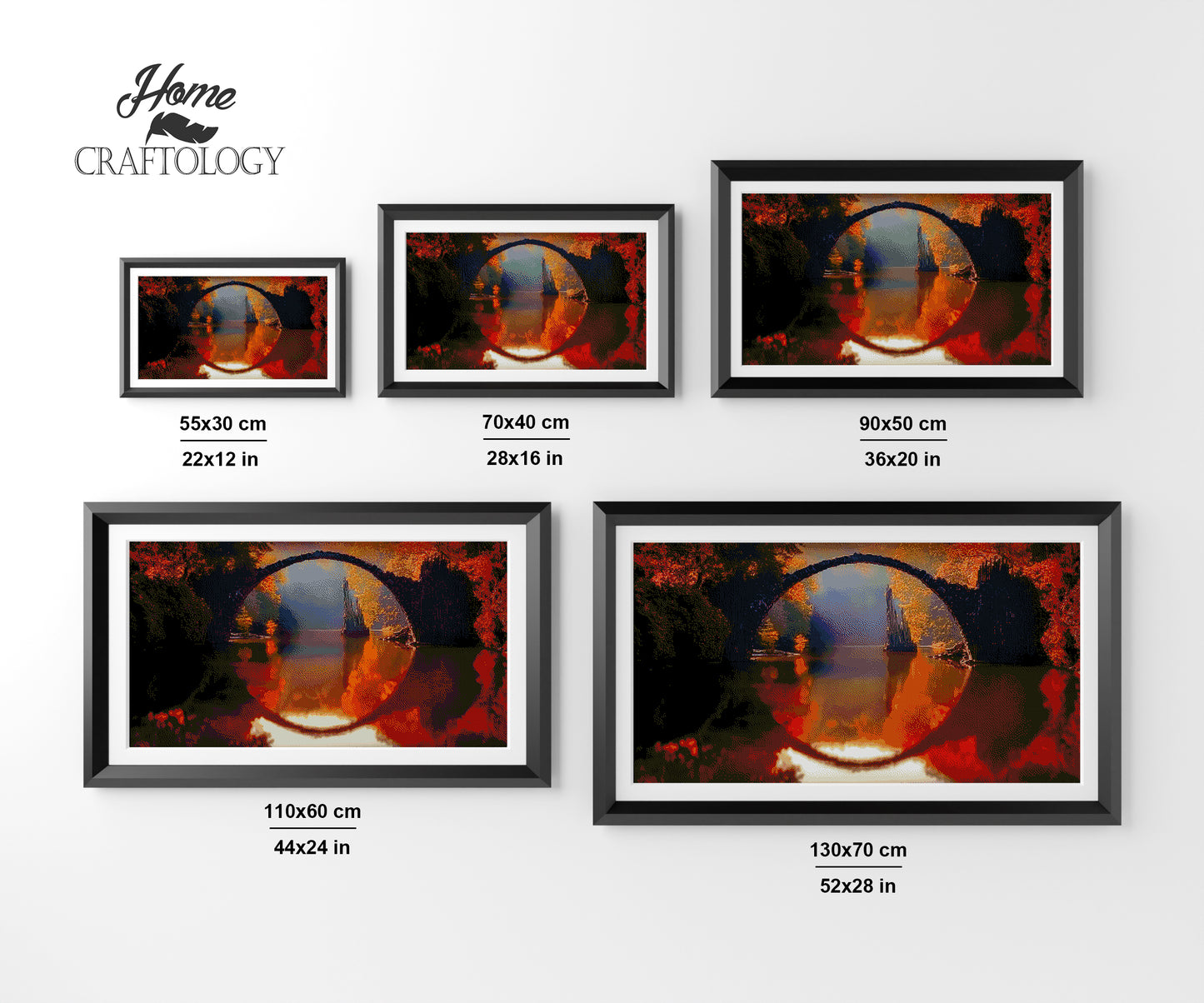 Autumn Reflection - Premium Diamond Painting Kit