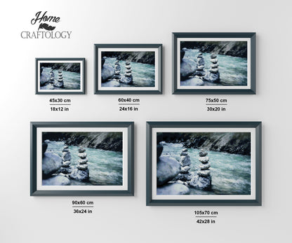 Stacked Stones - Premium Diamond Painting Kit