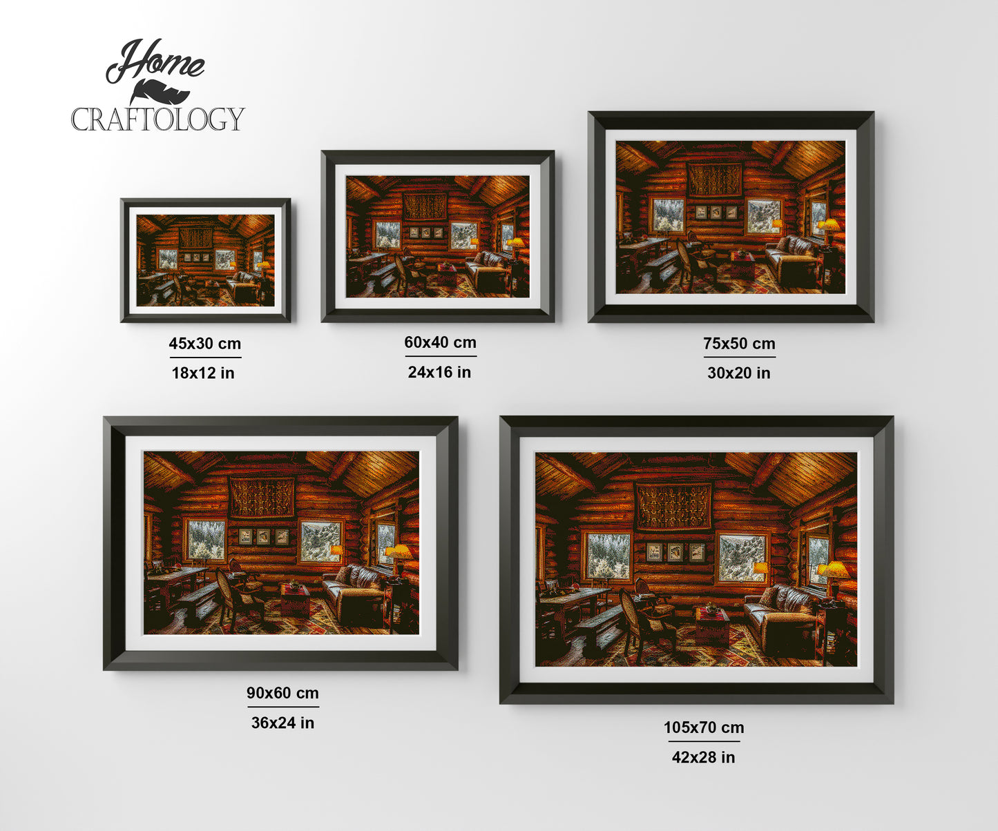 Log House - Premium Diamond Painting Kit