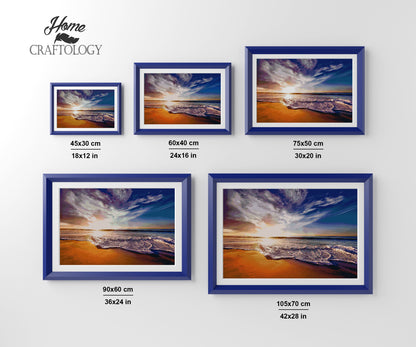 Sunset Beach - Premium Diamond Painting Kit