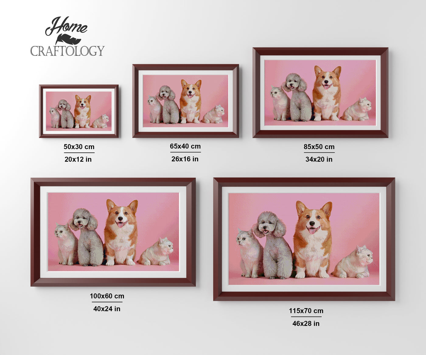 Cats and Dogs Photoshoot - Premium Diamond Painting Kit