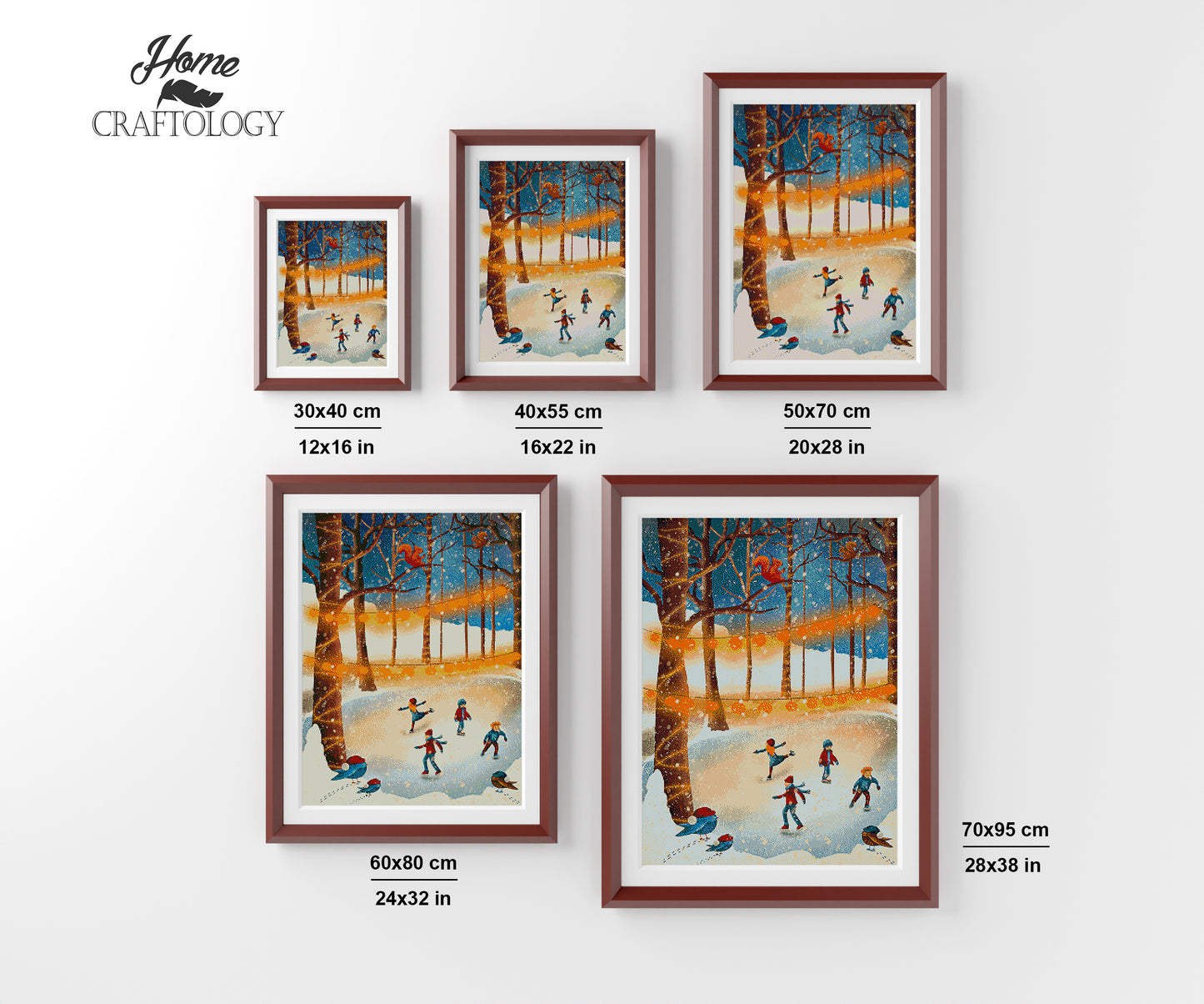 Ice Skating - Premium Diamond Painting Kit