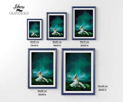 Fairy and a Frog - Premium Diamond Painting Kit