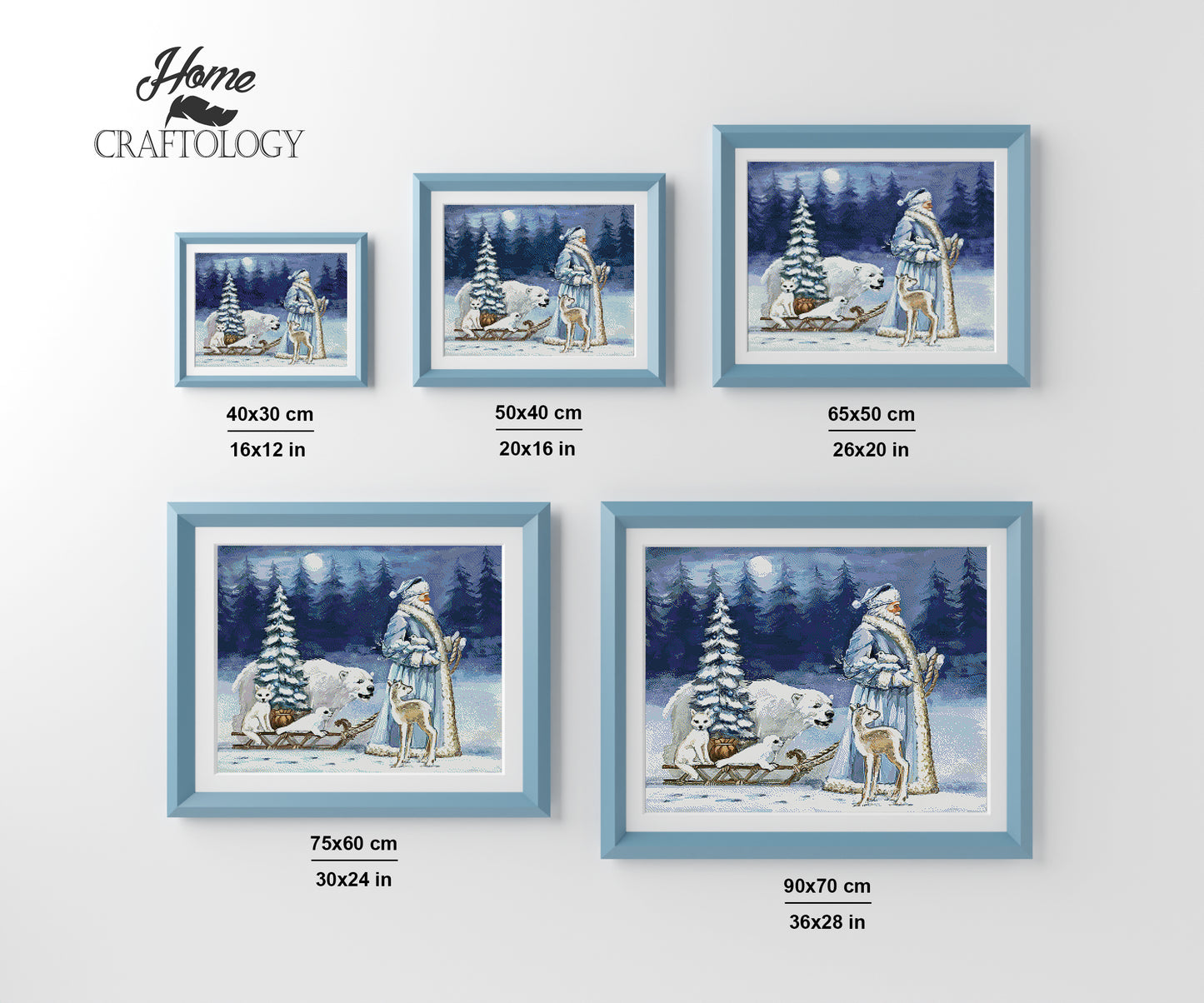 White Christmas - Premium Diamond Painting Kit