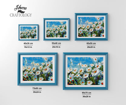 Summer Daisies - Exclusive Premium Diamond Painting Kit