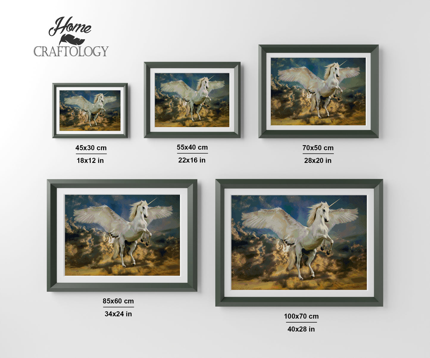 Flying Unicorn - Premium Diamond Painting Kit