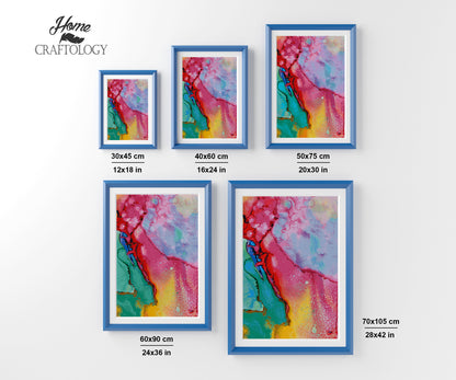 Abstract Watercolor Painting - Premium Diamond Painting Kit