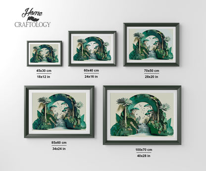 In the Jungle - Premium Diamond Painting Kit