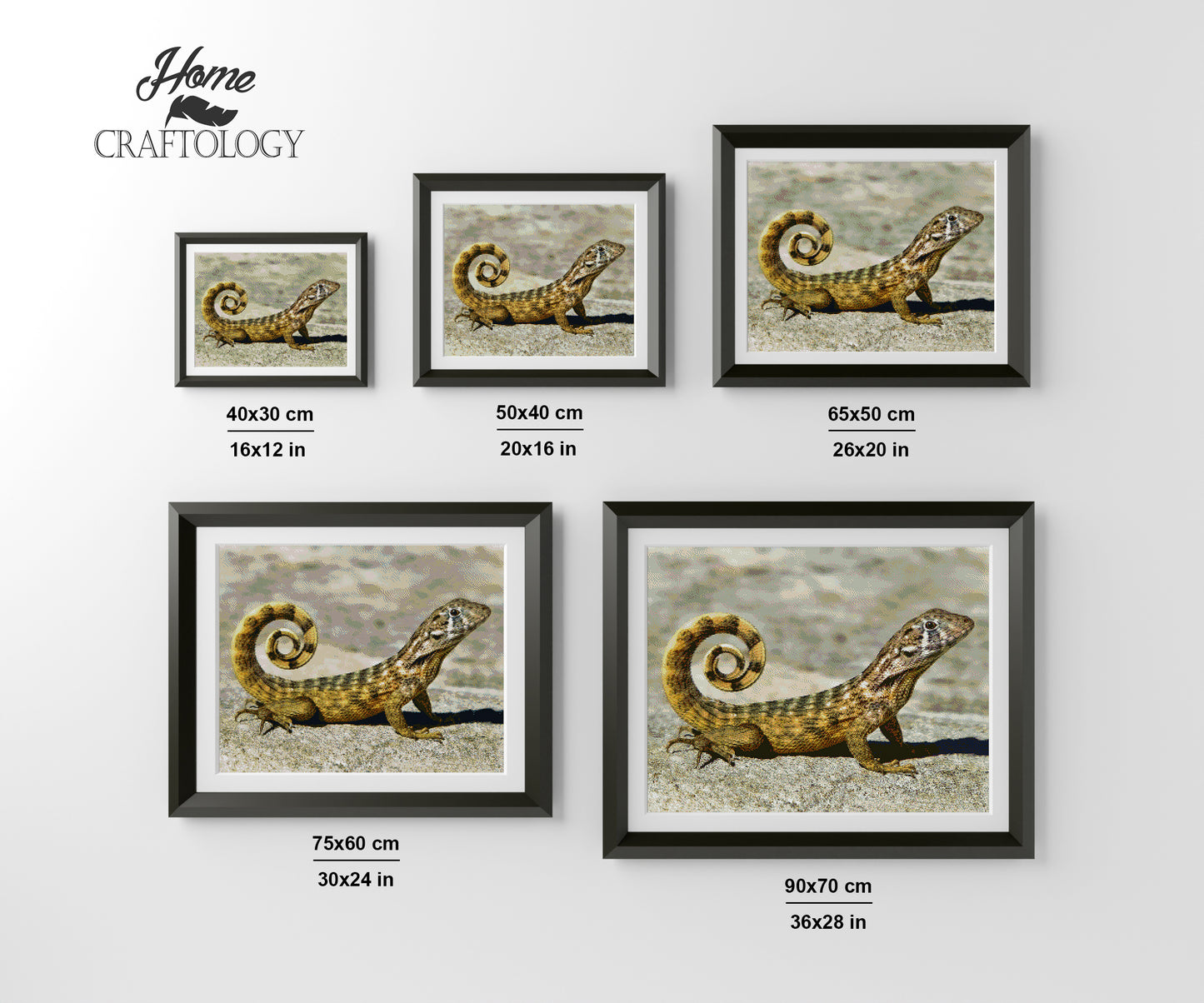 Curly-tailed Lizard - Premium Diamond Painting Kit