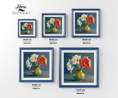 Amaryllis Flowers - Premium Diamond Painting Kit