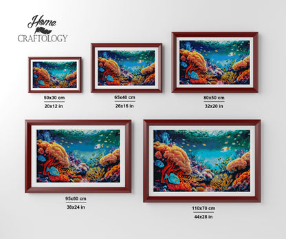 Vibrant Corals - Premium Diamond Painting Kit