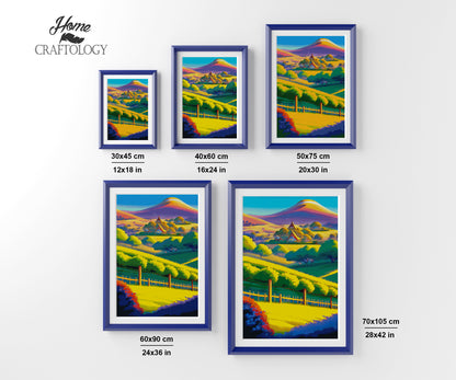 House on the Mountain - Premium Diamond Painting Kit