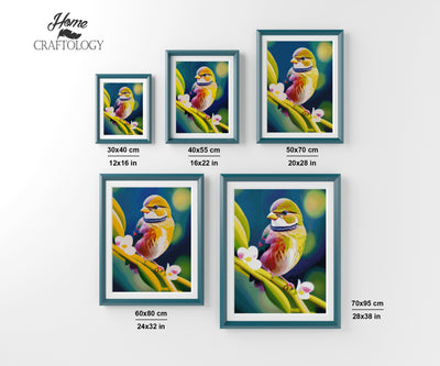 Lovely Bird Image - Premium Diamond Painting Kit